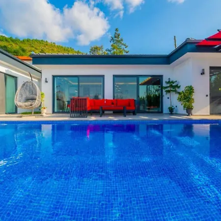 Uezuemlue 2 Bedroom Secluded With Private Pool Hot Tub * Kalkan