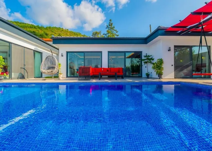 Uezuemlue 2 Bedroom Secluded With Private Pool Hot Tub * Kalkan